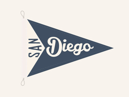 San Diego Flag - 12" x 18"